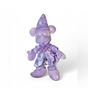 Purple Wizard Mickey Plush Toy